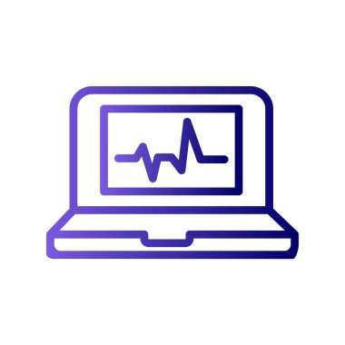 modern dizüstü bilgisayar simgesi, vektör illüstrasyon tasarımı