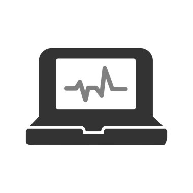 modern dizüstü bilgisayar simgesi, vektör illüstrasyon tasarımı