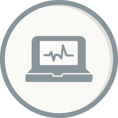 modern dizüstü bilgisayar simgesi, vektör illüstrasyon tasarımı