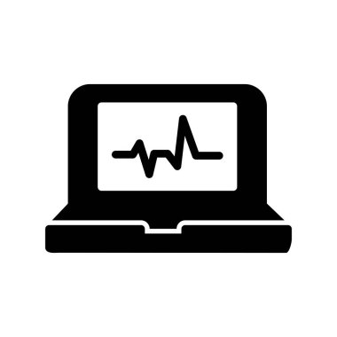 modern dizüstü bilgisayar simgesi, vektör illüstrasyon tasarımı