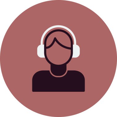 Çağrı merkezi ikon vektör illüstrasyonu