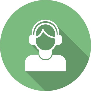 Çağrı merkezi ikon vektör illüstrasyonu