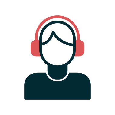 Çağrı merkezi ikon vektör illüstrasyonu