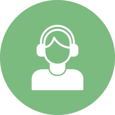 Çağrı merkezi ikon vektör illüstrasyonu