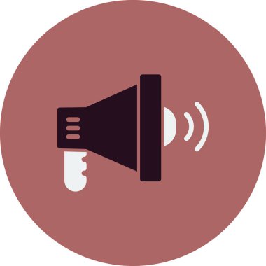 Megafon modern vektör simgesi