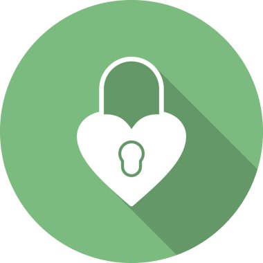 asma kilit ikon vektör çizimi