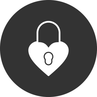 asma kilit ikon vektör çizimi