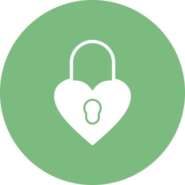 asma kilit ikon vektör çizimi