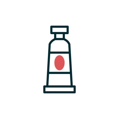 Boya tüpü, basit bir şekilde eşsiz vektör resmetme simgesi