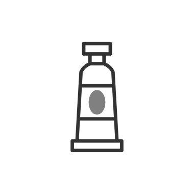 Boya tüpü, basit bir şekilde eşsiz vektör resmetme simgesi