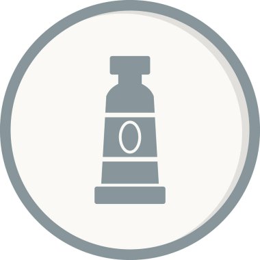 Boya tüpü, basit bir şekilde eşsiz vektör resmetme simgesi