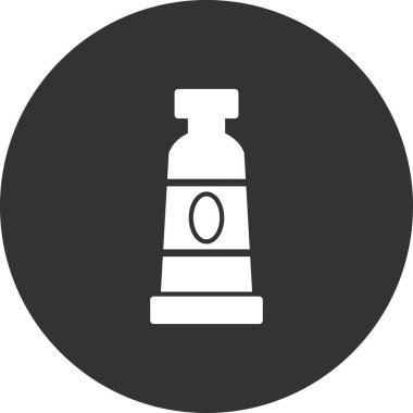 Boya tüpü, basit bir şekilde eşsiz vektör resmetme simgesi