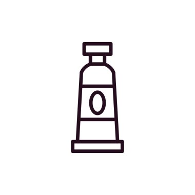 Boya tüpü, basit bir şekilde eşsiz vektör resmetme simgesi