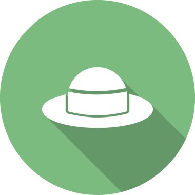 Şapka simgesi vektör illüstrasyonu