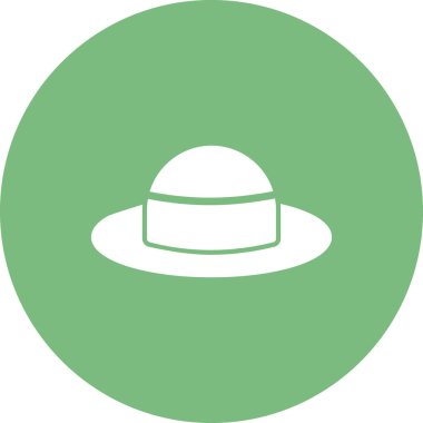 Şapka. Web simgesi basit illüstrasyon