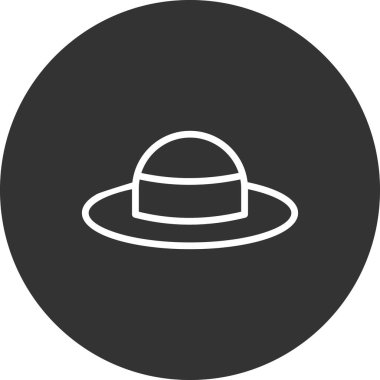 Güzel ve modern kapak simgesinin vektör çizimi