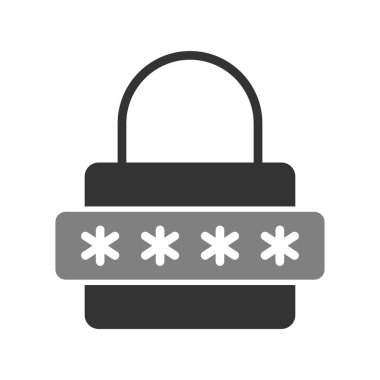 parola simgesi, vektör çizimi