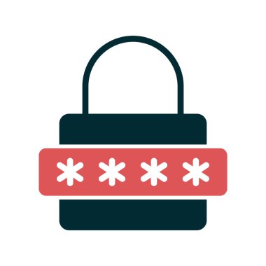 parola simgesi, vektör çizimi