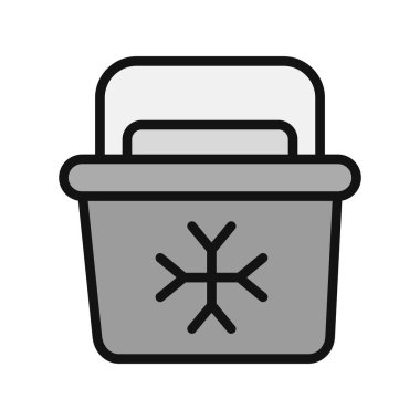 Çöp vektörü simgesi