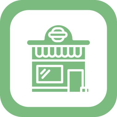 Restoran simgesi, vektör illüstrasyonu