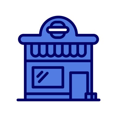 Restoran simgesi, vektör illüstrasyonu