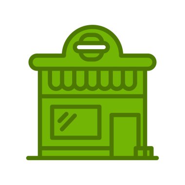 Restoran simgesi, vektör illüstrasyonu