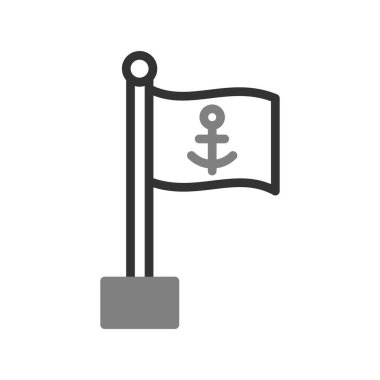 bayrak ikonu vektör illüstrasyonu