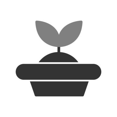 Tohum Başlatıcı simgesi, vektör illüstrasyonu