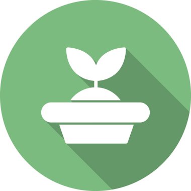 Tohum Başlatıcı simgesi, vektör illüstrasyonu