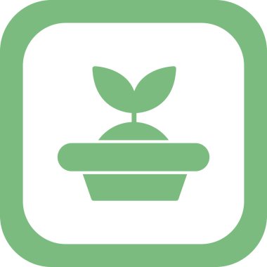 Tohum Başlatıcı simgesi, vektör illüstrasyonu