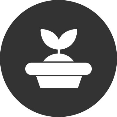 Tohum Başlatıcı simgesi, vektör illüstrasyonu