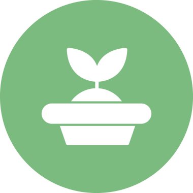 Tohum Başlatıcı simgesi, vektör illüstrasyonu