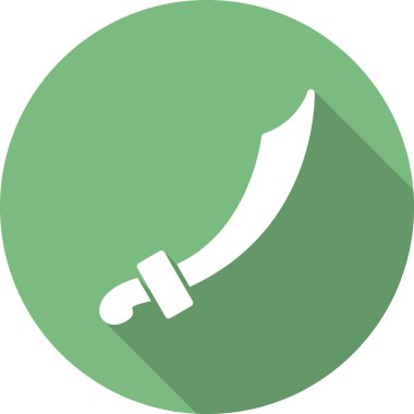 Kılıç. Web simgesi basit tasarım