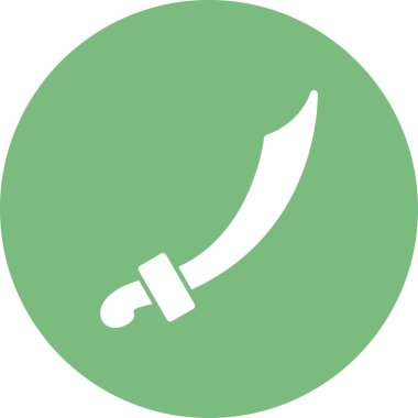 Kılıç simgesi. vektör illüstrasyonu