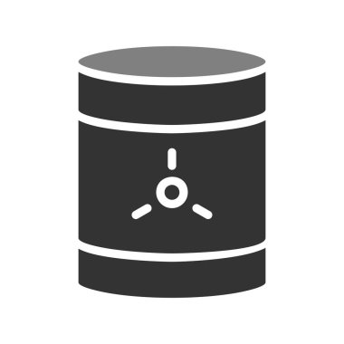 Toksik atık simgesi, vektör illüstrasyonu