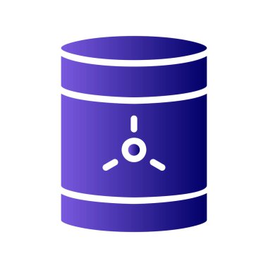 Toksik atık simgesi, vektör illüstrasyonu