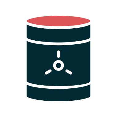 Toksik atık simgesi, vektör illüstrasyonu