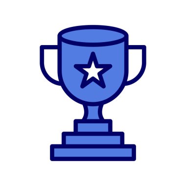 Kupa. Web simgesi basit tasarım