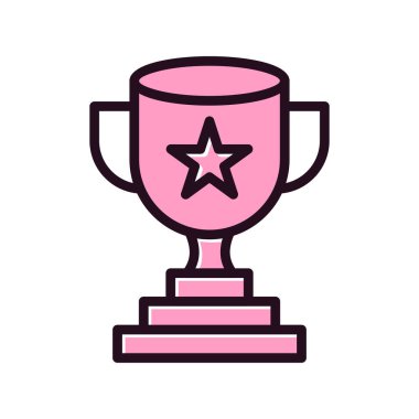 Kupa. Web simgesi basit tasarım