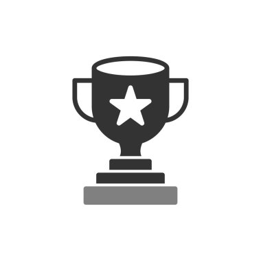 Kupa. Web simgesi basit tasarım