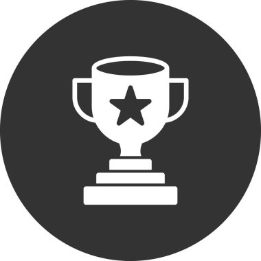 Kupa. Web simgesi basit tasarım