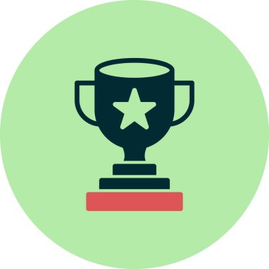 Kupa. Web simgesi basit tasarım