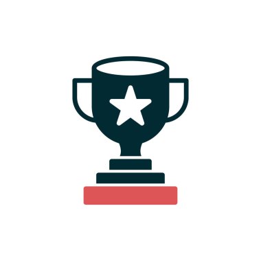 Kupa. Web simgesi basit tasarım