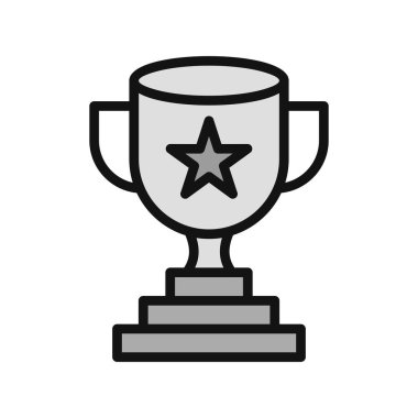 Kupa. Web simgesi basit tasarım