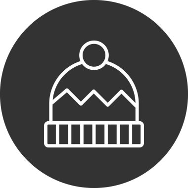  Şapka simgesi vektör illüstrasyonu