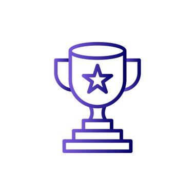 Kupa. Web simgesi basit tasarım