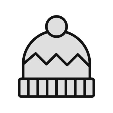  Şapka simgesi vektör illüstrasyonu