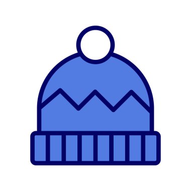  Şapka simgesi vektör illüstrasyonu