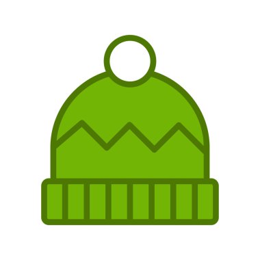  Şapka simgesi vektör illüstrasyonu