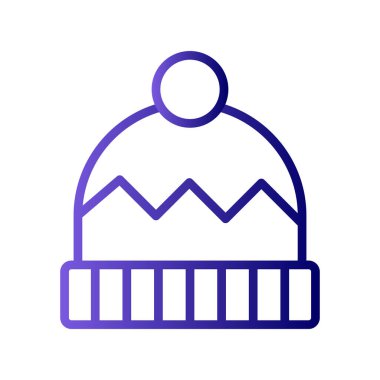  Şapka simgesi vektör illüstrasyonu